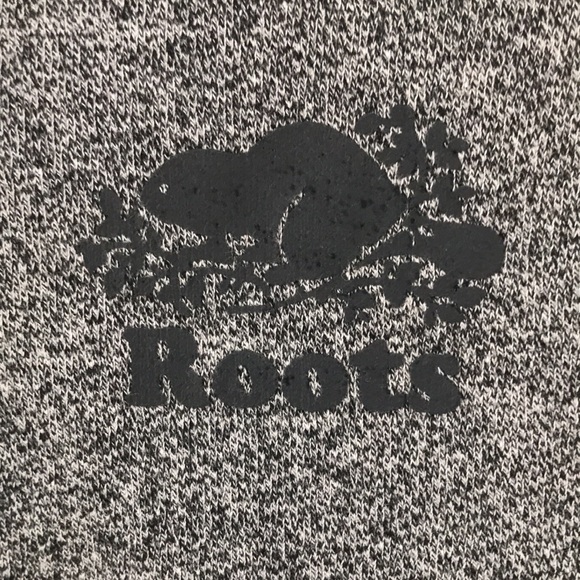 Roots Kids Salt and Pepper Zip Up Hoodie Size XL - Picture 2 of 4